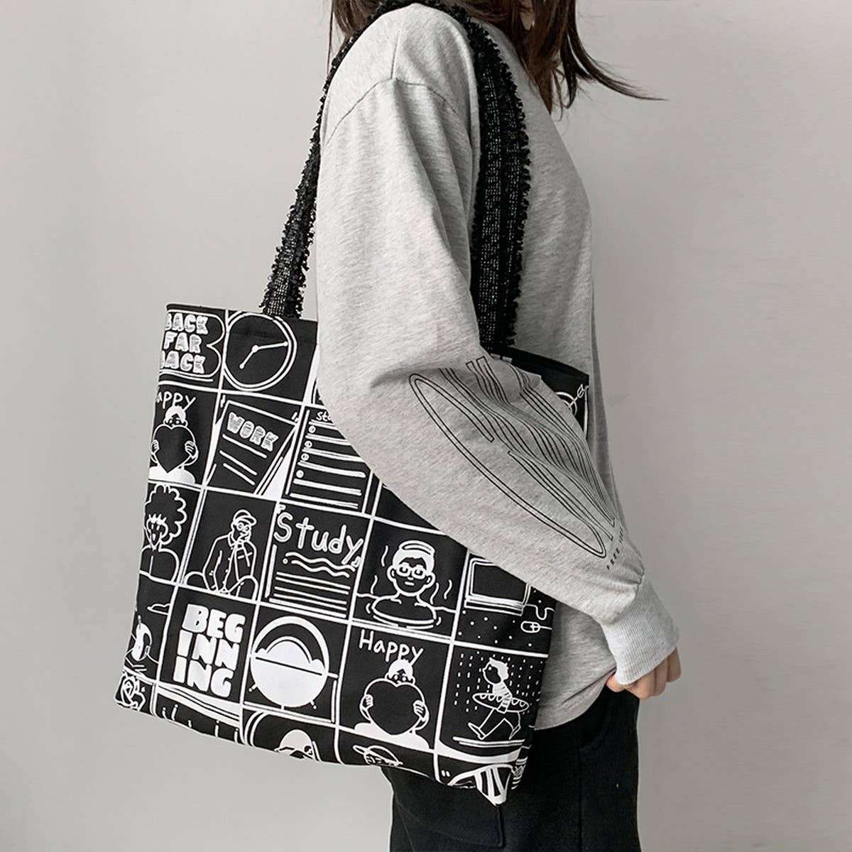 STYLISH LARGE CAPACITY PRINTED SHOULDER BAG_CWAB2178