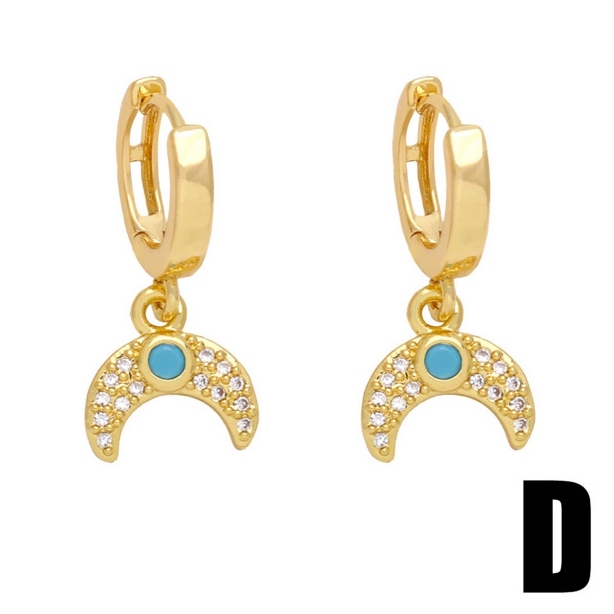 DEVIL'S EYE PENDANT EARRINGS