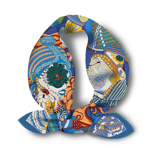 Twilled Satin Mini Scarf ? Hair & Bag Ribbon Wrap