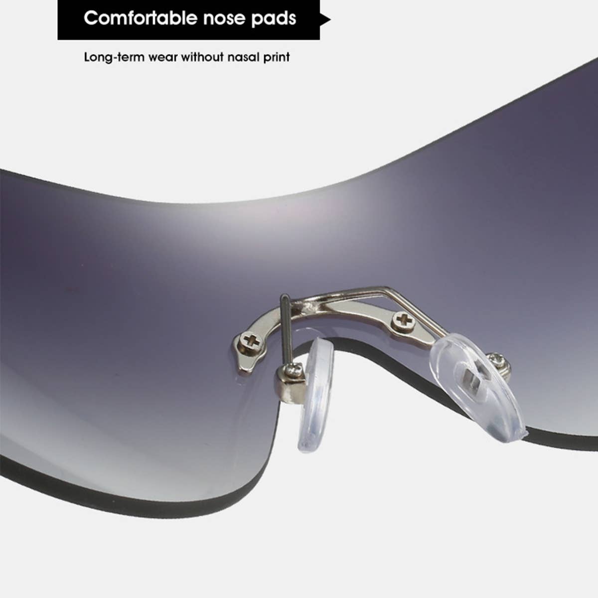 Y2K STYLE FRAMELESS ONE-PIECE HEART SUNGLASSES_CWASG0266