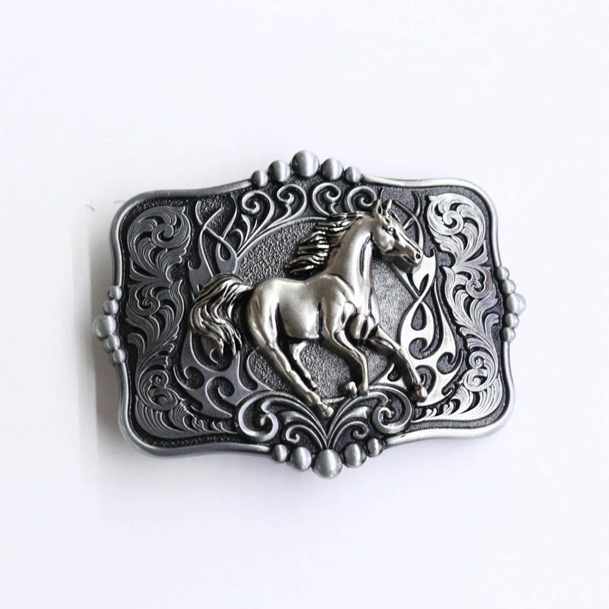 WESTERN BELT BUCKLE WITH ANIMAL PRINT_CWABE0430