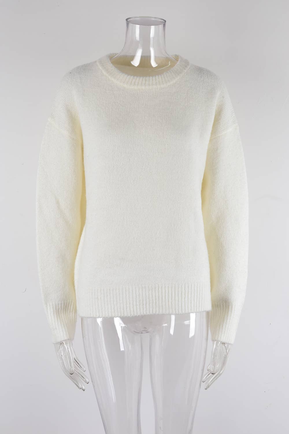 SOLID COLOR ALL-IN-ONE SWEATER PULLOVER SWEATER
