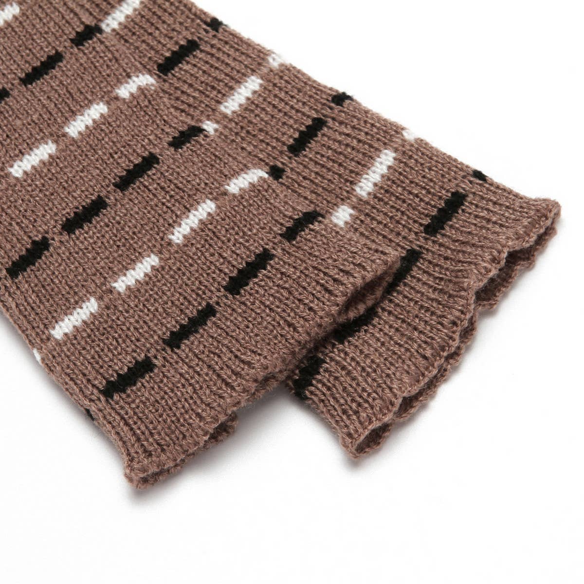 DOUBLE STRIPE WOOL KNEE SOCKS