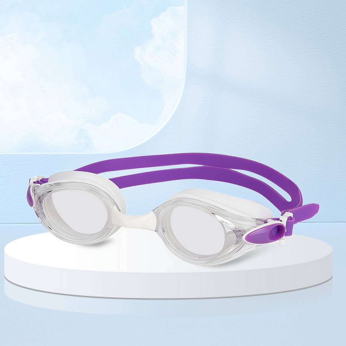 Adult Swim Goggles, HD Anti-Fog, Waterproof Silicone_CWASG10