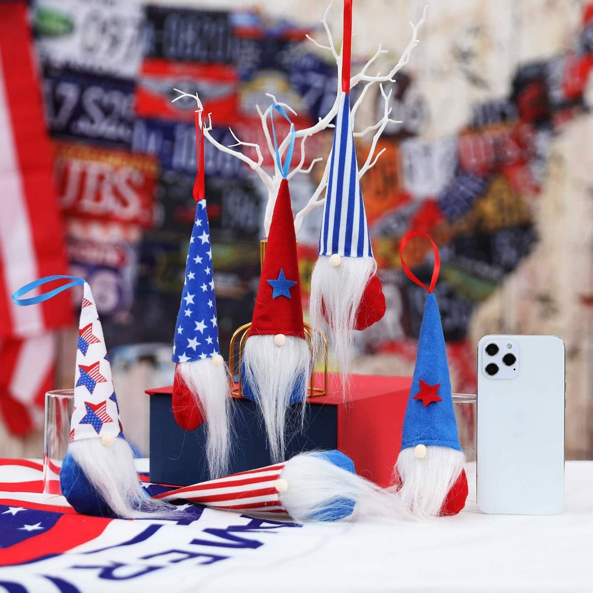 CWMM9496_INDEPENDENCE DAY FACELESS DOLL CHILDREN'S GIFT