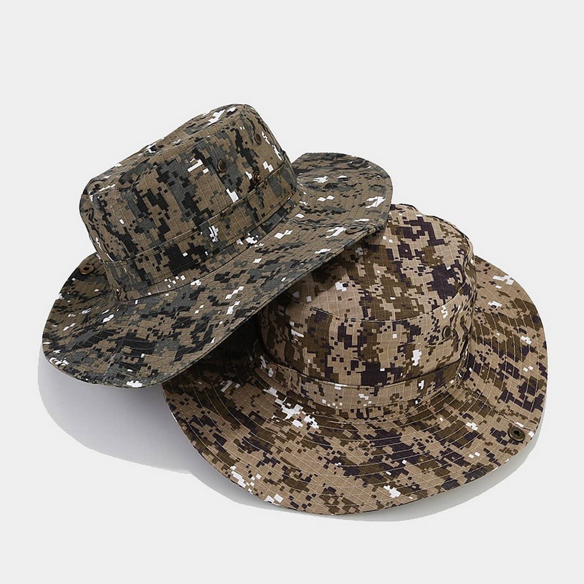 Camo Outdoor Sun Hat for Hiking &Fishing Adventure_CWAH3884