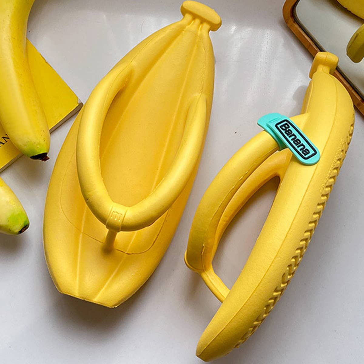 EVA NEW BANANA FLIP FLOPS SOFT AND COMFORTABLE_CWSHS0681