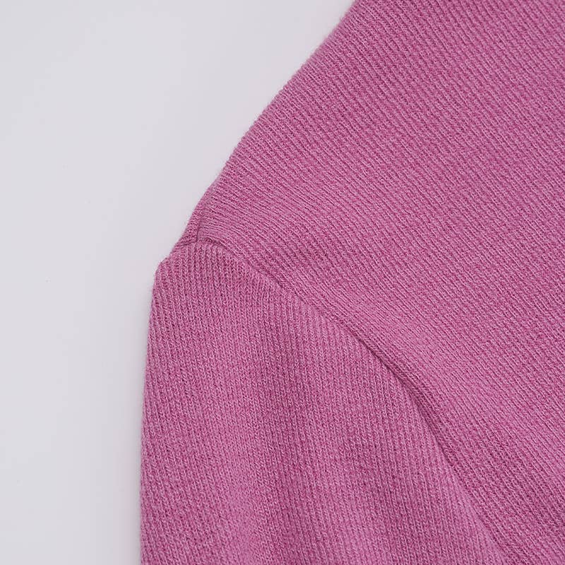 STYLISH ELEGANCE HIGH-NECK FIT LONG-SLEEVED DRESS