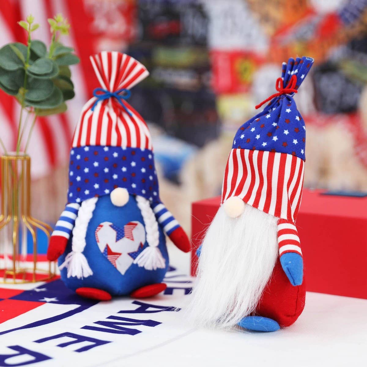 CWMM9493_INDEPENDENCE DAY FACELESS DOLL DECORATION