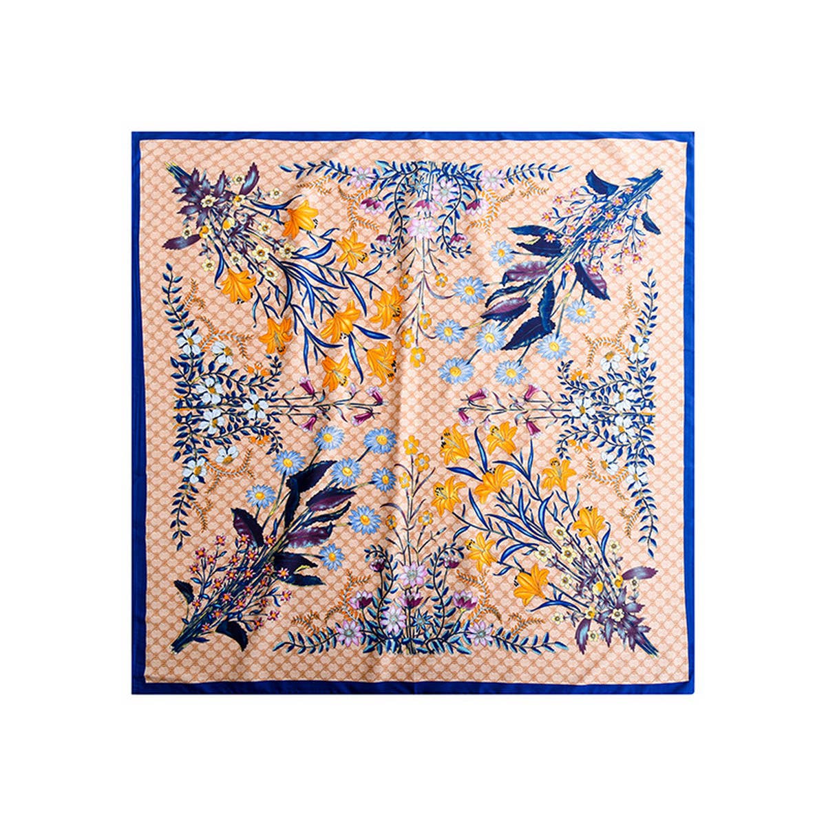 CWASC2402_SPRING AND SUMMER RETRO FLOWER DECORATIVE SCARF