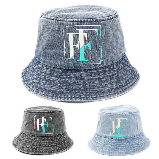 FASHIONABLE AND VERSATILE LETTER-WASHED BUCKET HAT_CWAH1149