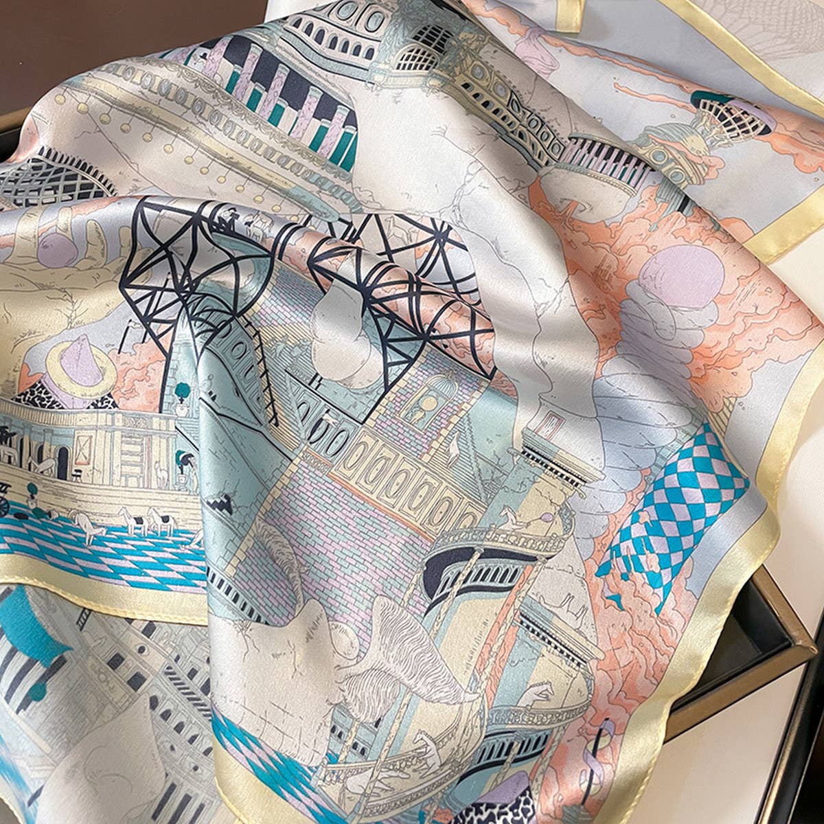 Square Scarf - Chic Street Style Neck & Hair Wrap_CWASC0619