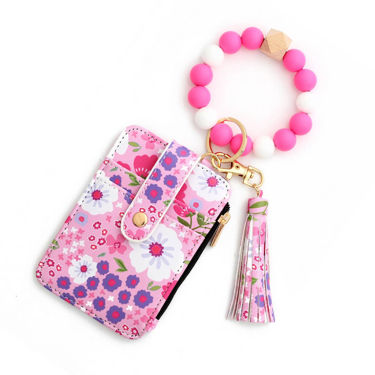 NEW ARRIVAL BRACELET FLORAL KEYCHAIN
