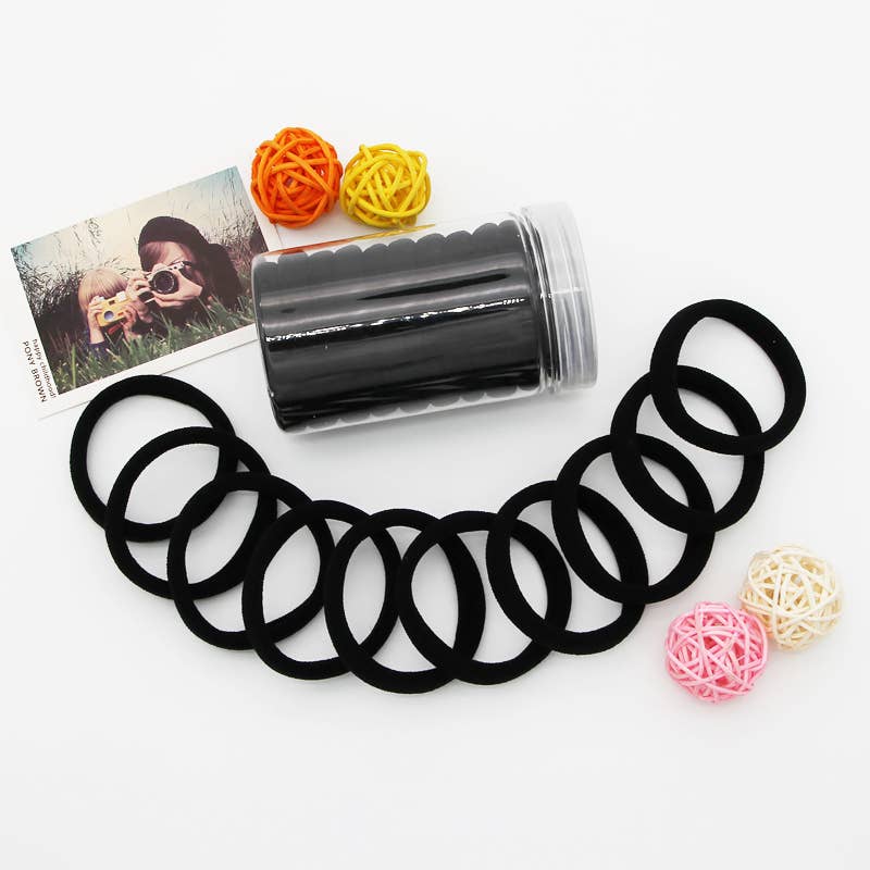 10PCS THICK SEAMLESS HAIR BANDS SCRUNCHIES_CWAHA0133