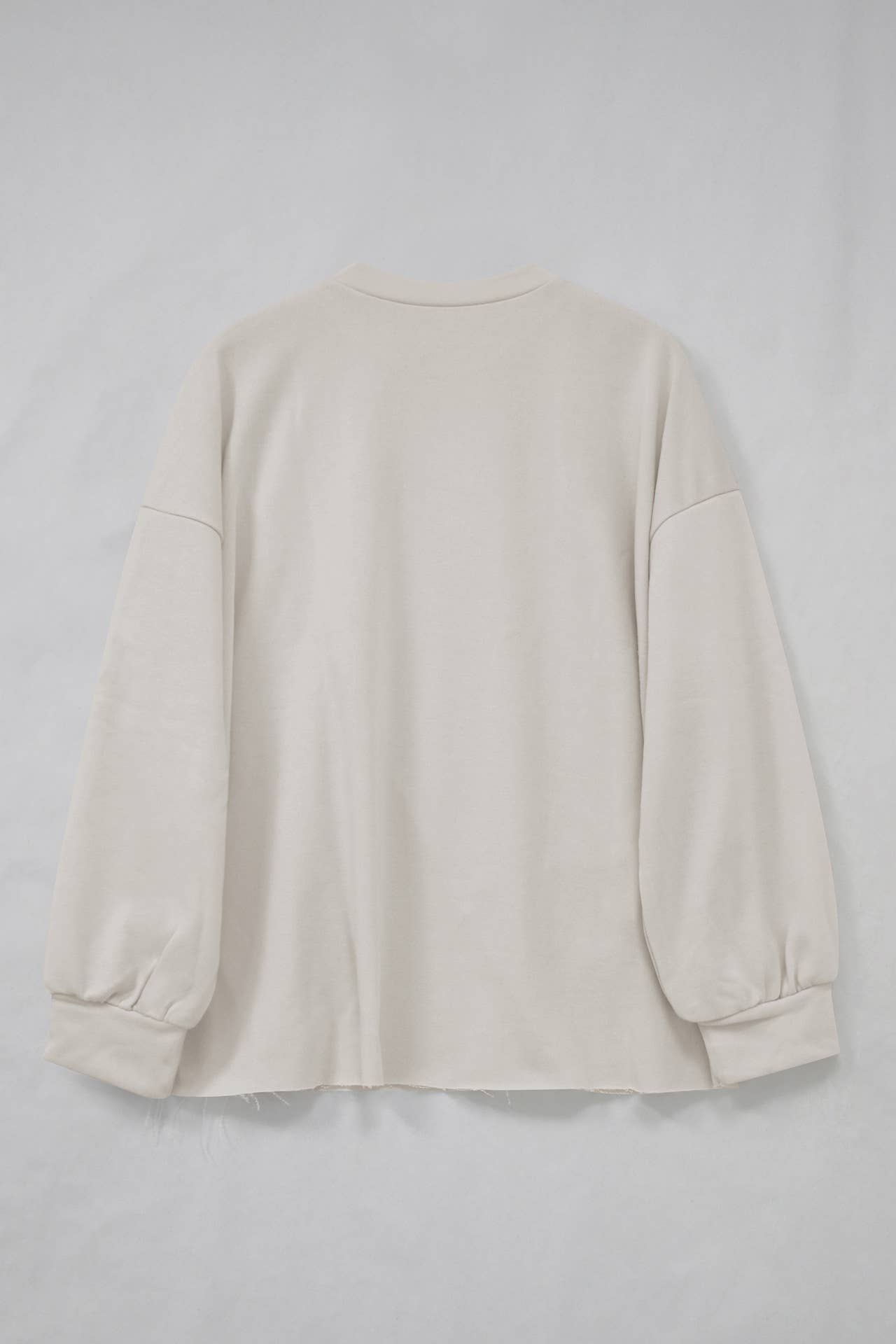 IMITATION COTTON SOLID COLOR OUTERWEAR HOODIE