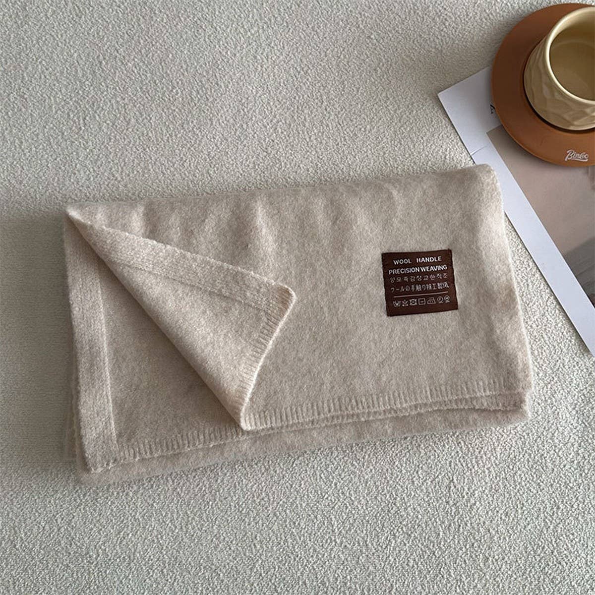 Blend Knit Scarf ??Stretchy Warm Unisex Wrap_CWASC2311