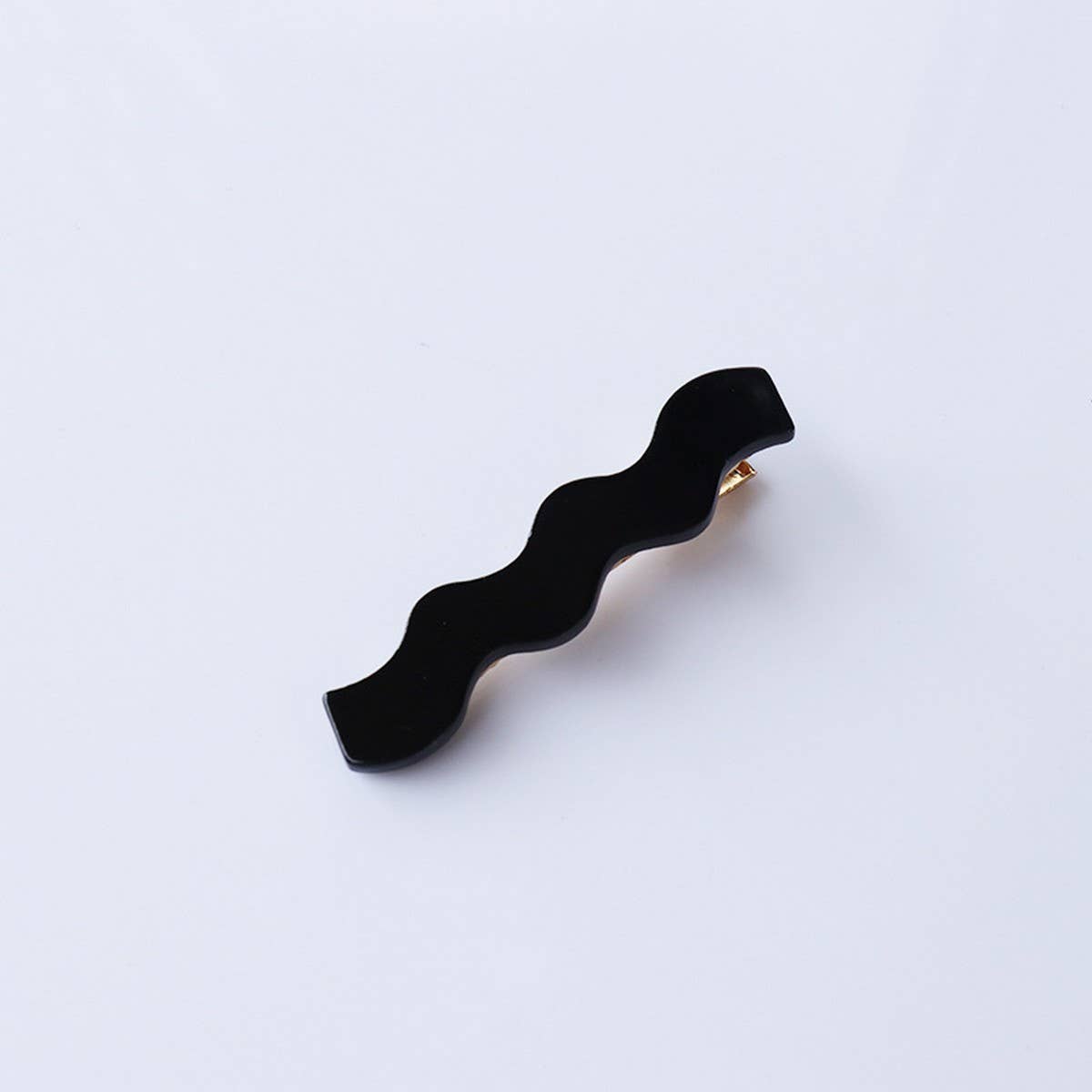Wavy Acetate Hair Clip - Simple Chic Side Bang Pin