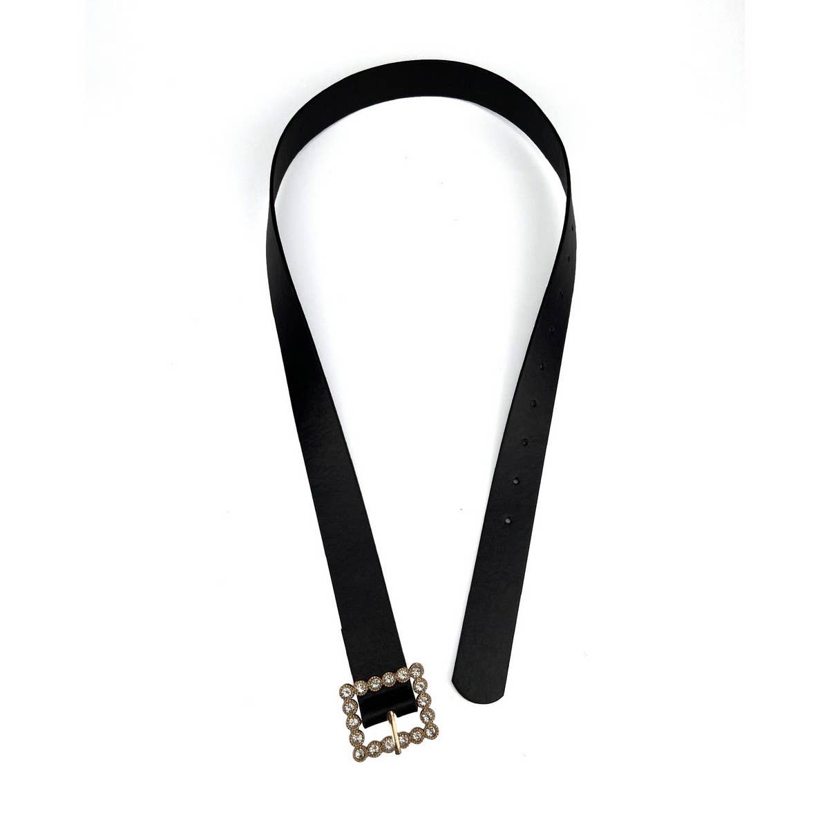 NEW FASHION WOMEN'S DIAMOND PIN BUCKLE BELT_CWABE0702