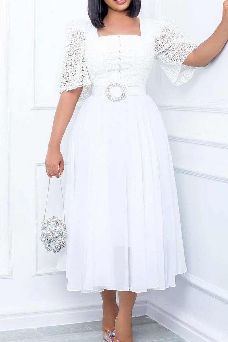 CWDMD1727_PLUS SIZE BELTED LONG DRESS