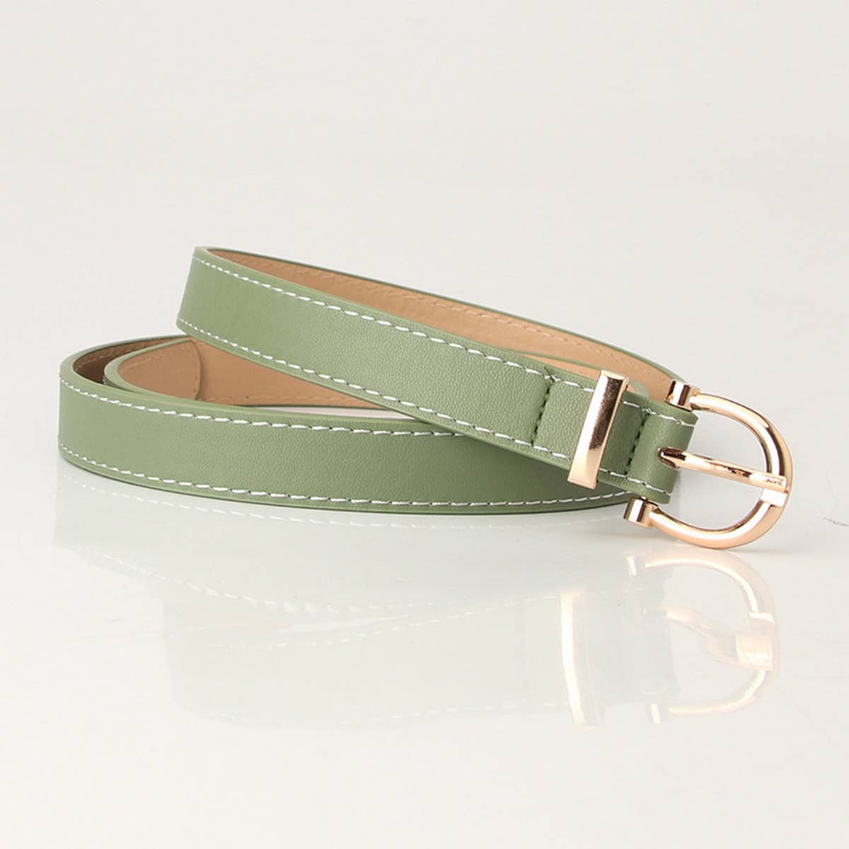 CWABE0906_SOLID COLOR PERSONALITY BELT