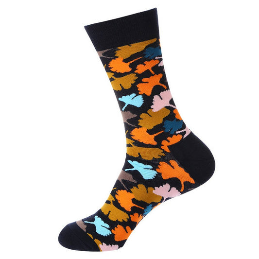 LARGE SIZE MEN'S TRENDY MID-CALF SOCKS_CWMS1015
