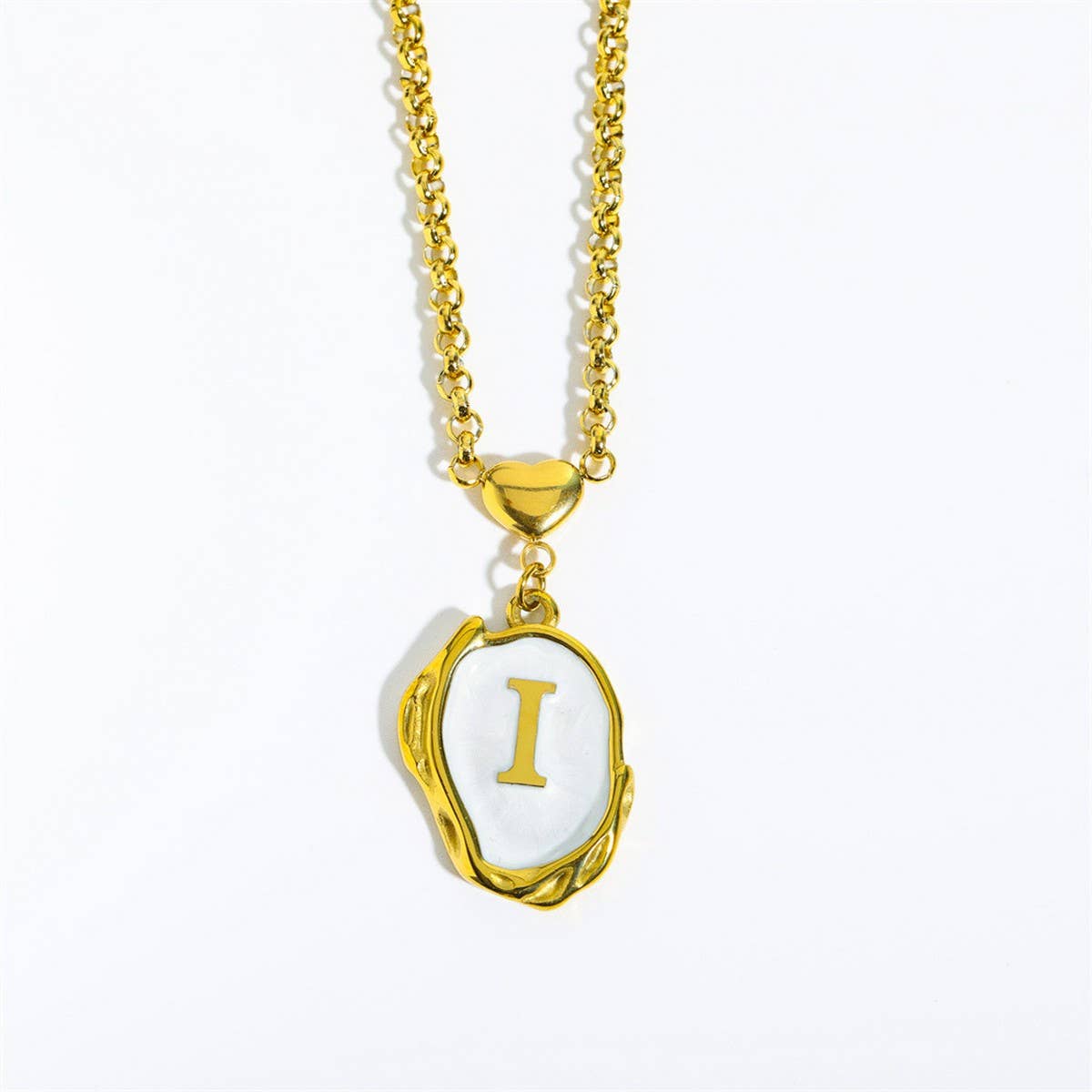NEW 26 LETTERS OIL DROP THREE-DIMENSIONAL NECKLACE