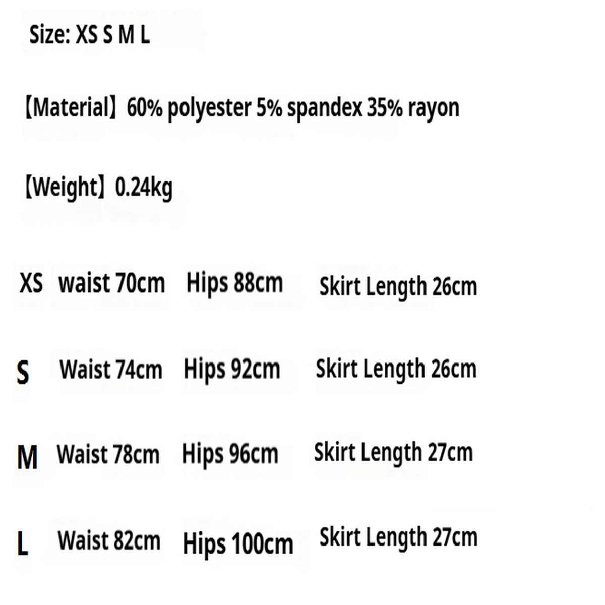 Casual High Waist Pleated Skirt for Women_CWDSD8336