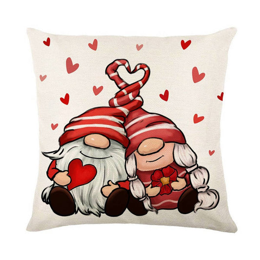 VALENTINE'S DAY HOME LOVE PRINT PILLOWCASE
