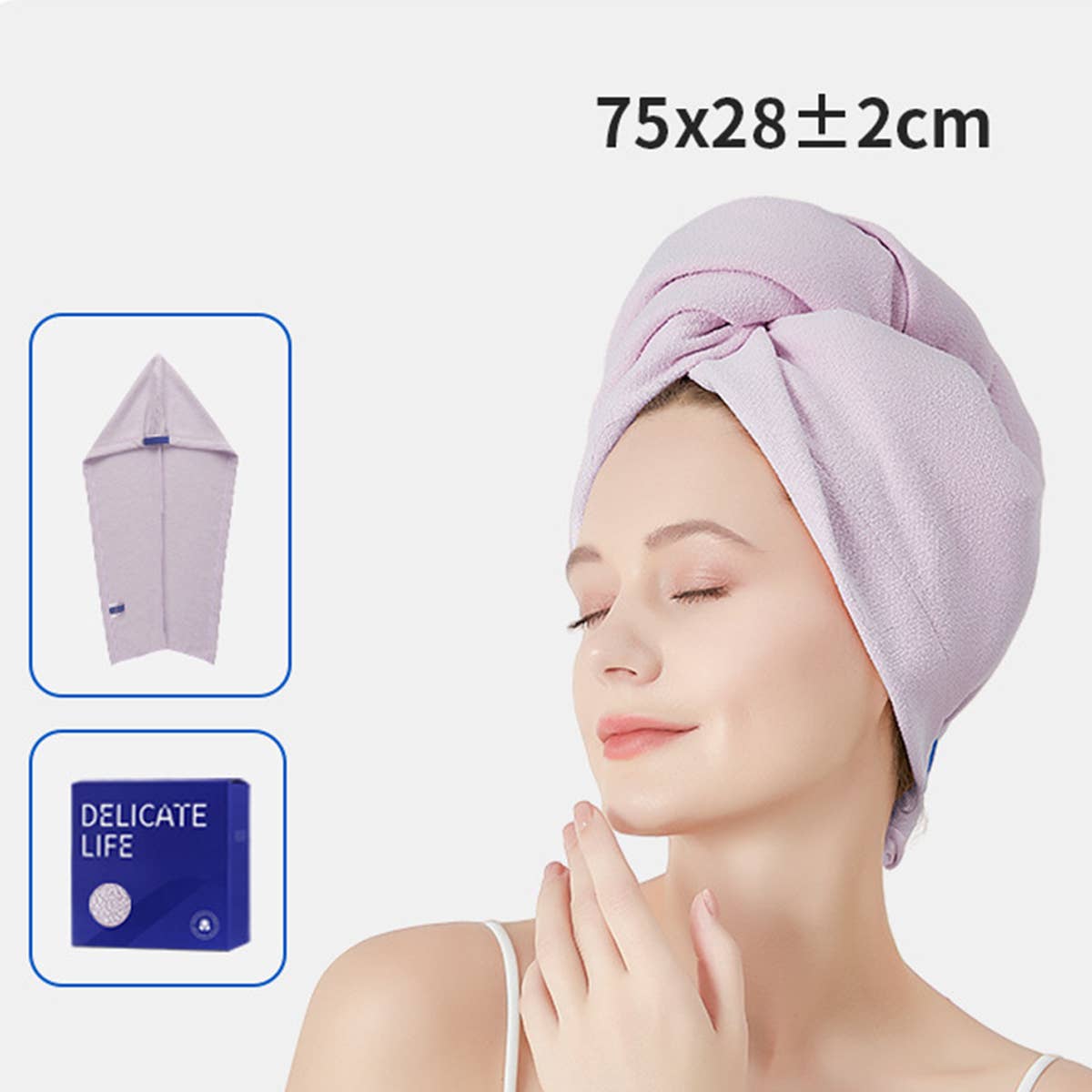CWMM8331_THICKENED WATER-ABSORBENT QUICK-DRYING SHOWER CAP