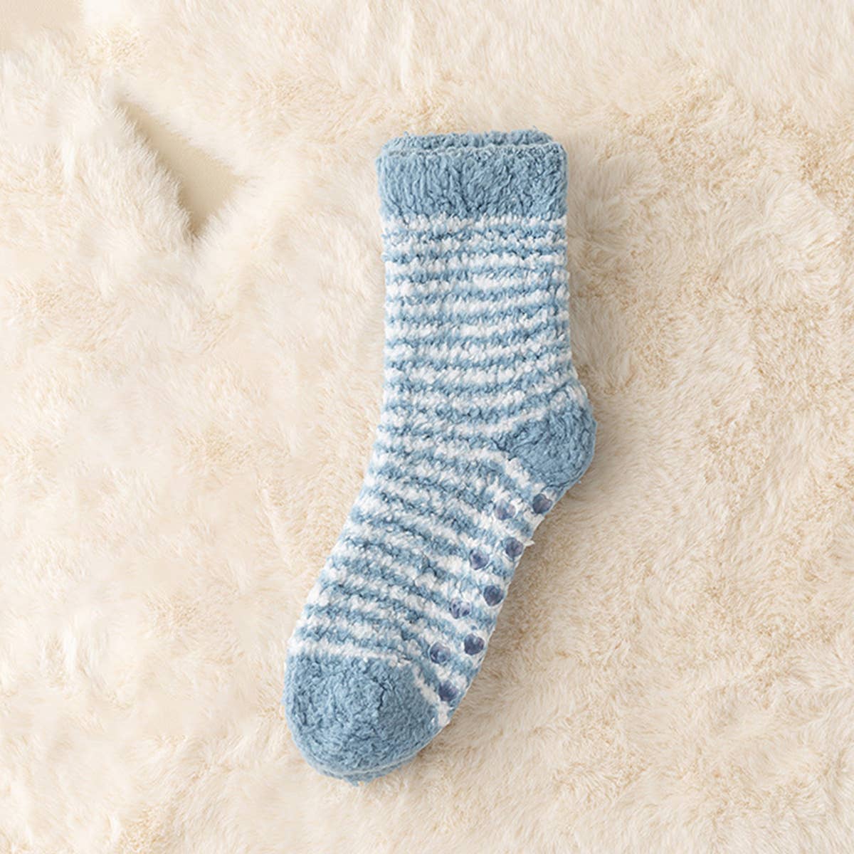 WARM RUBBER NON-SLIP MID-CALF SOCKS