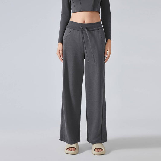 Women's High Waist Wide-Leg Sweatpants