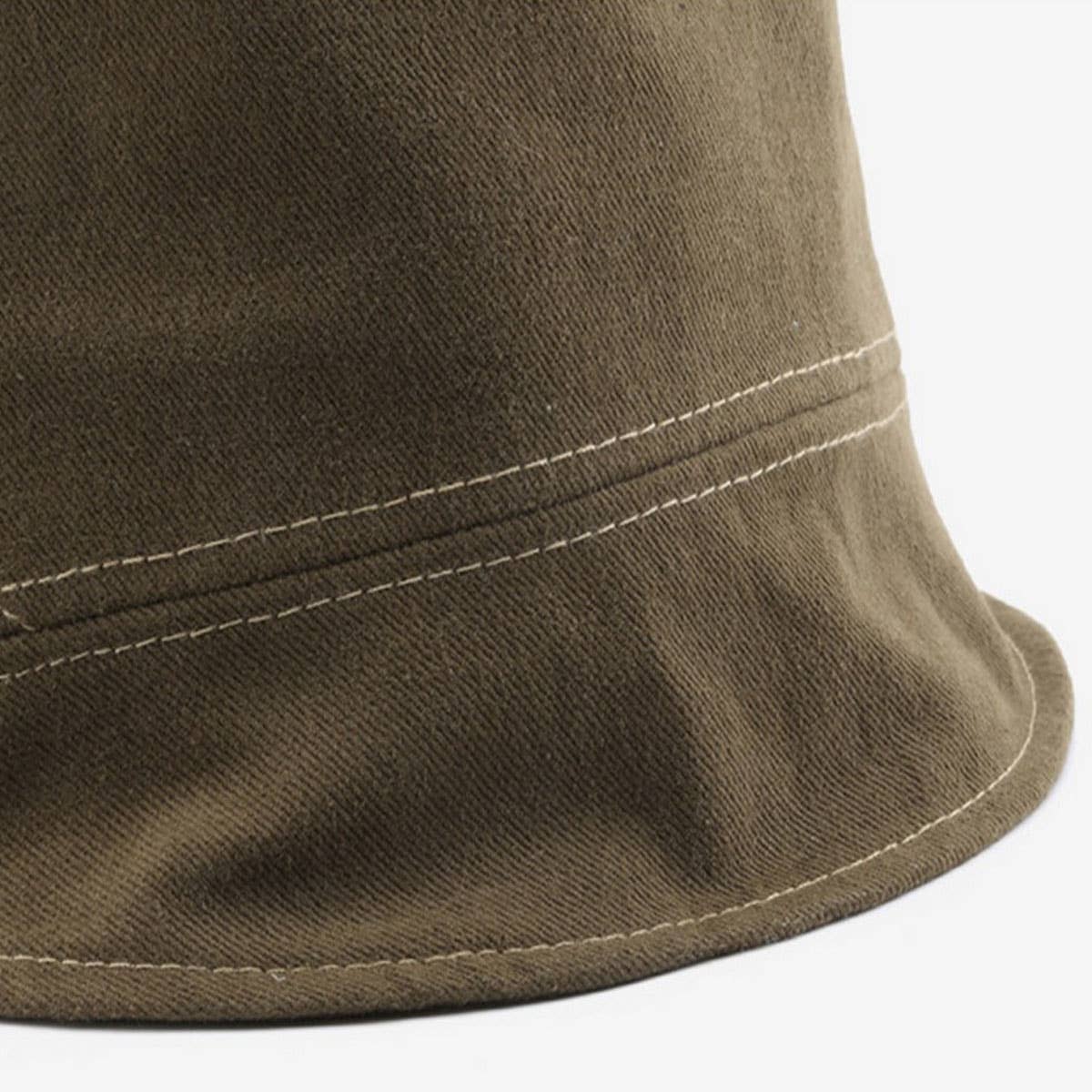 OUTDOOR LEISURE SOLID COLOR SUNSHADE FISHERMAN HAT_CWAH2177