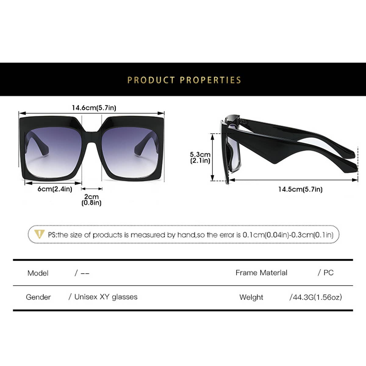 RETRO SIMPLE SQUARE SUNGLASSES_CWASG0481