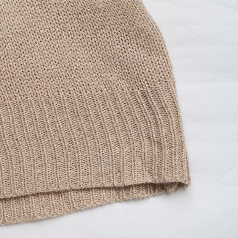 Valentine's Day cherry jacquard knitted sweater