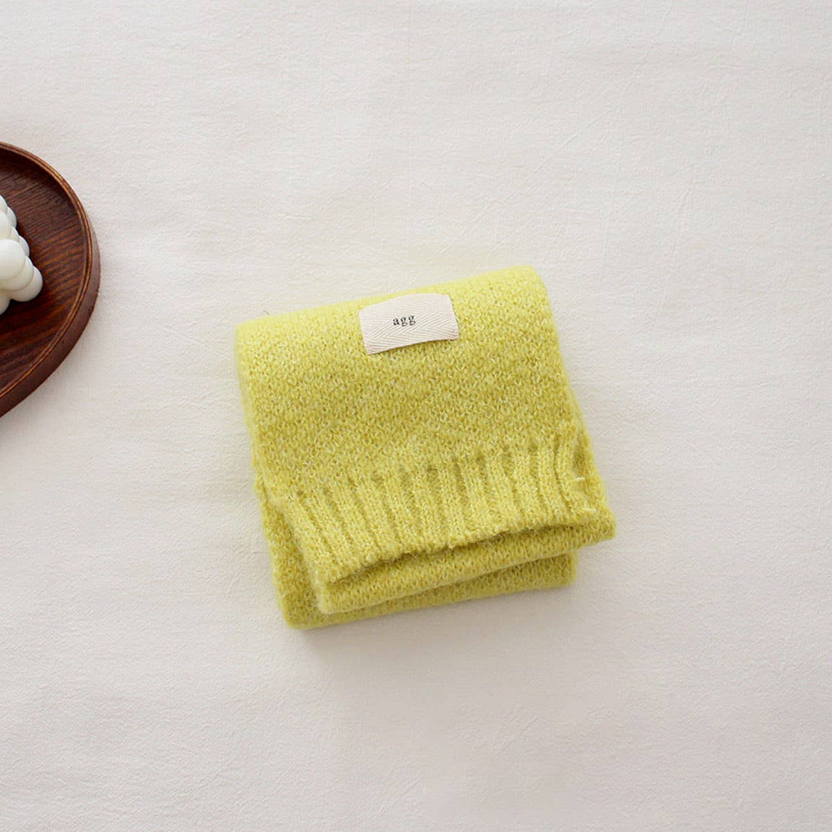 CHILDREN'S SIMPLE AND VERSATILE KNITTED SCARF