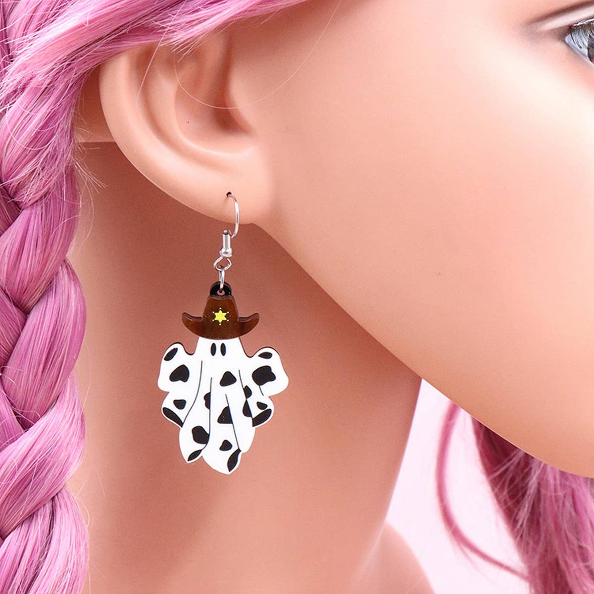 NEW HALLOWEEN VINTAGE ACRYLIC EARRINGS