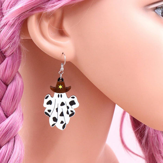 NEW HALLOWEEN VINTAGE ACRYLIC EARRINGS