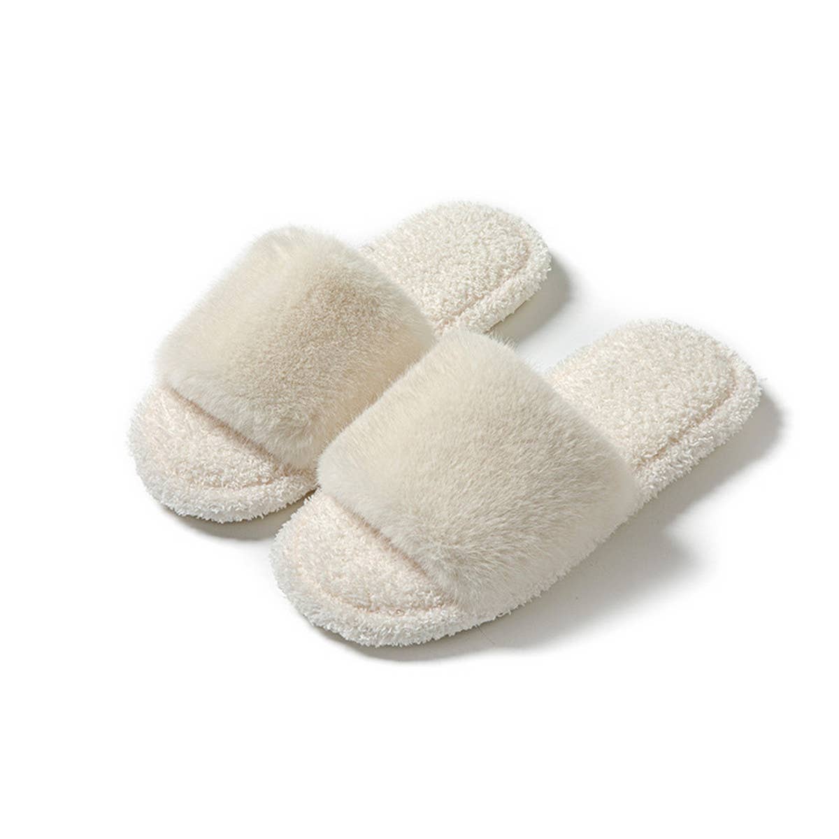 HOME AUTUMN AND WINTER OPEN COTTON SLIPPERS