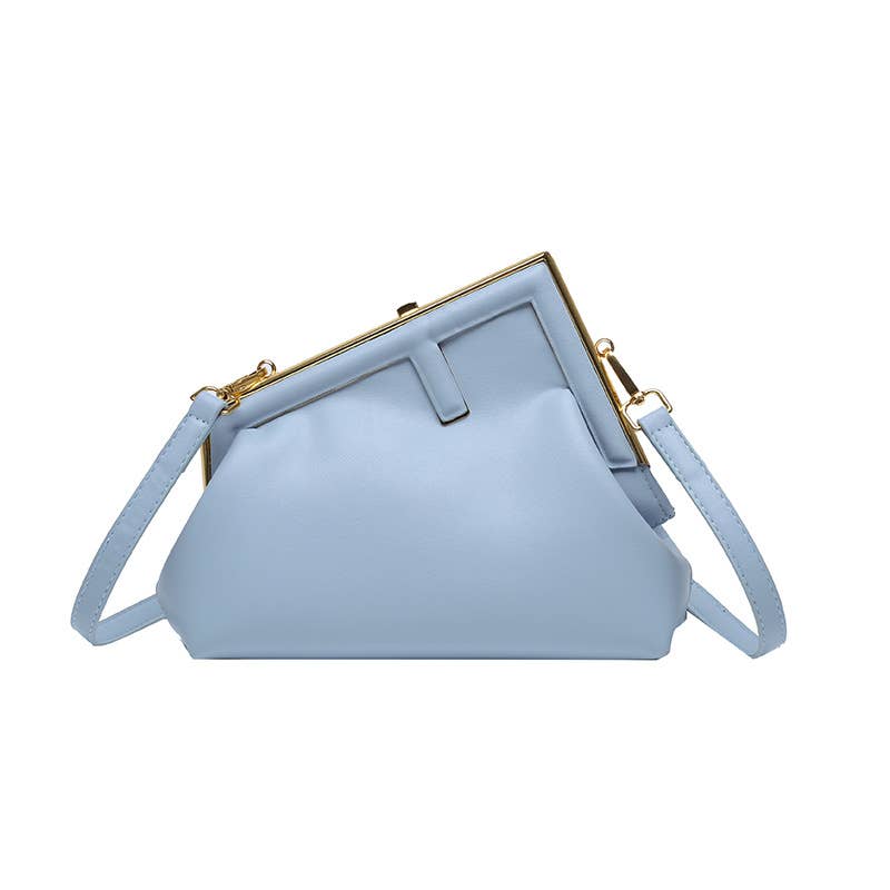 Fashionable irregular crossbody triangular bag