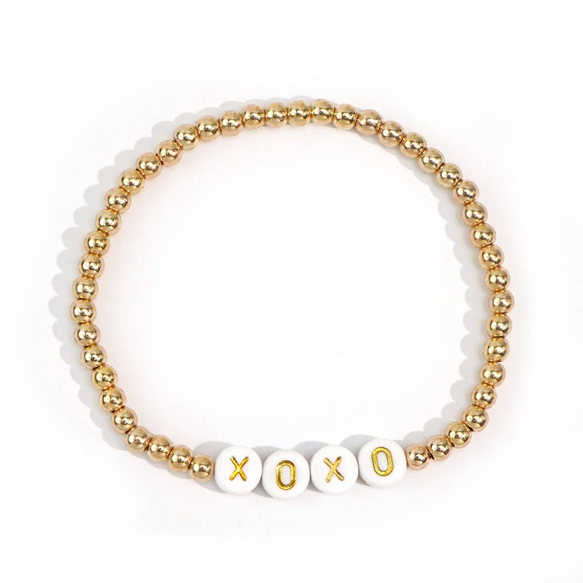 VALENTINE'S DAY POLYMER CLAY STACKING BRACELET_CWAB4628