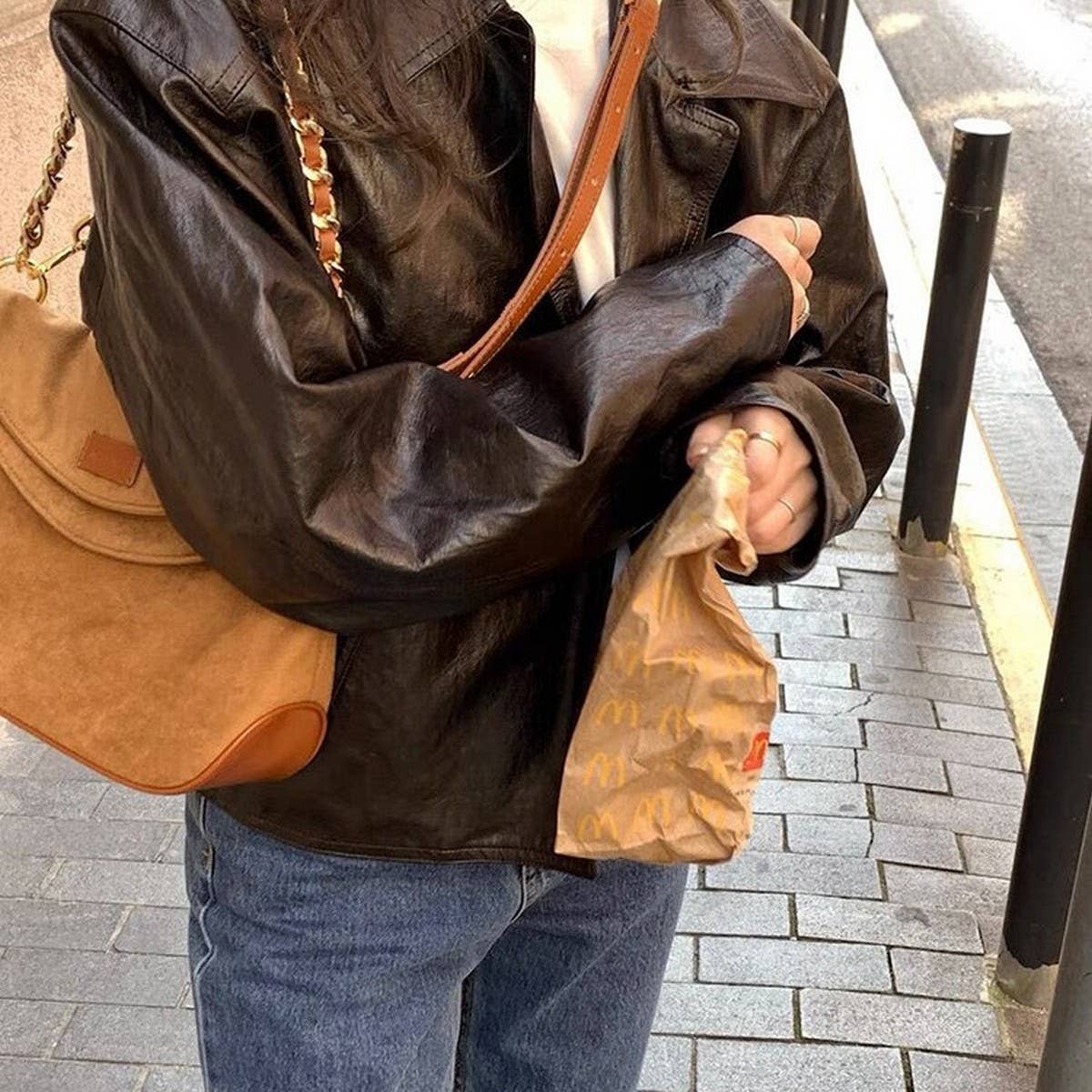 NICHE DESIGN CHAIN RETRO SHOULDER CROSSBODY BAG_CWAB4121