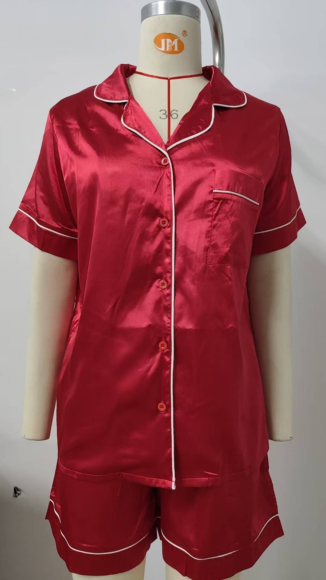 Short-sleeved,shorts cardigan home wear set