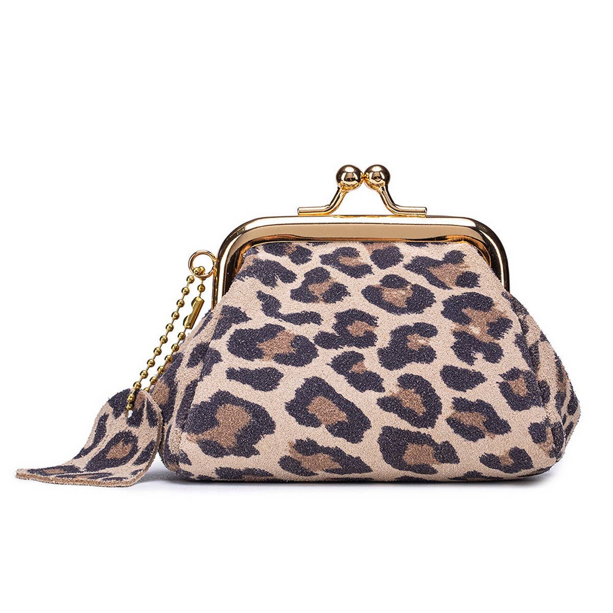Women¡¯s Leopard Leather Wallet ? Small Coin Bag_CUAB00397