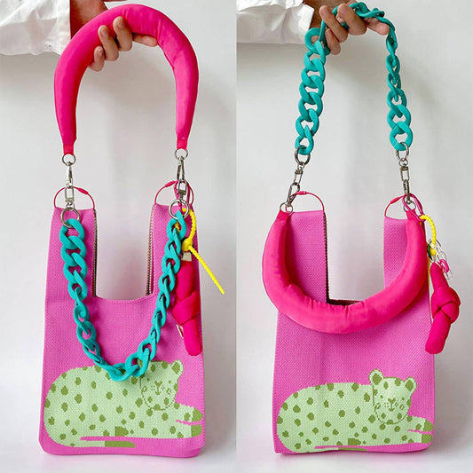 ADJUSTABLE KNITTED SHOULDER STRAP CHAIN BAG STRAP_CWMM1071