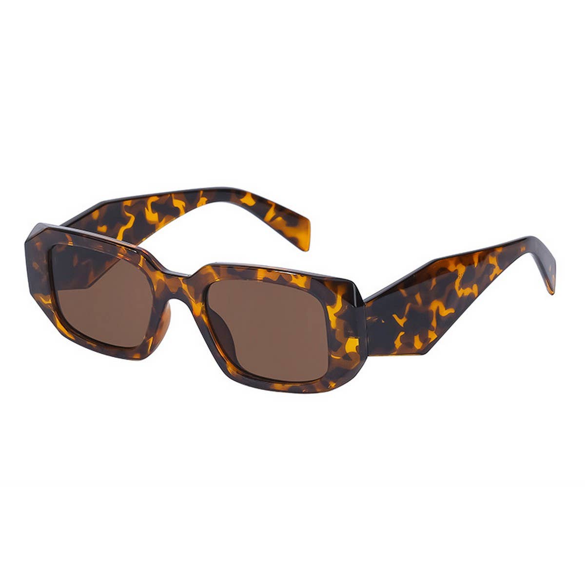 IRREGULAR SMALL SQUARE FRAME SUNGLASSES