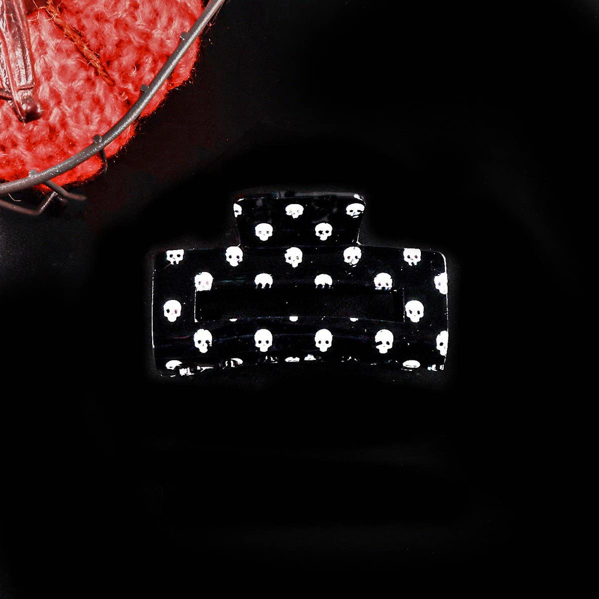 CWAHA1618_HALLOWEEN FUN RECTANGLE HAIR CLAW CLIP