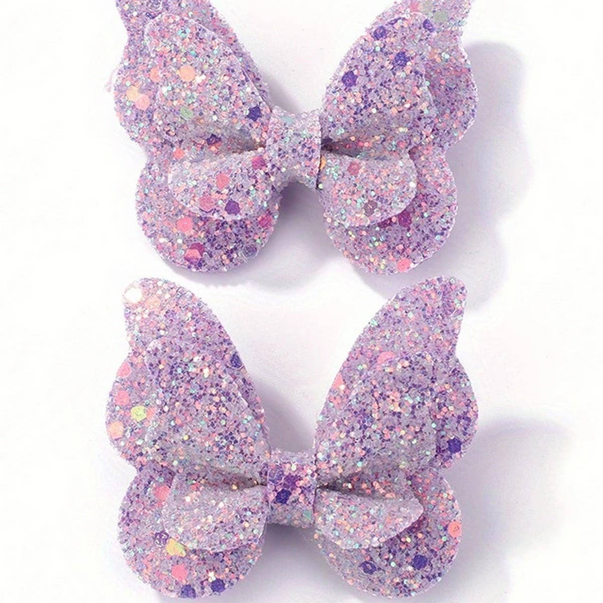 3D Gradient Glitter Bow Baby Hair Clip_CWAHA6755