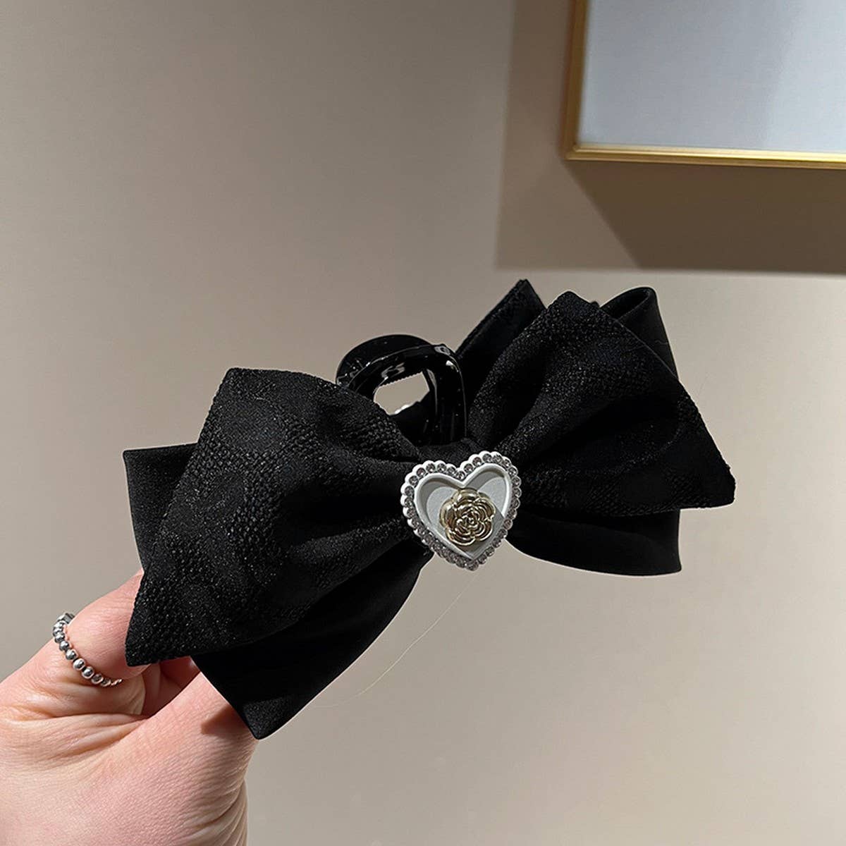 SPRING AND SUMMER HIGH-END LOVE BOW HAIRPINS_CWAHA1201