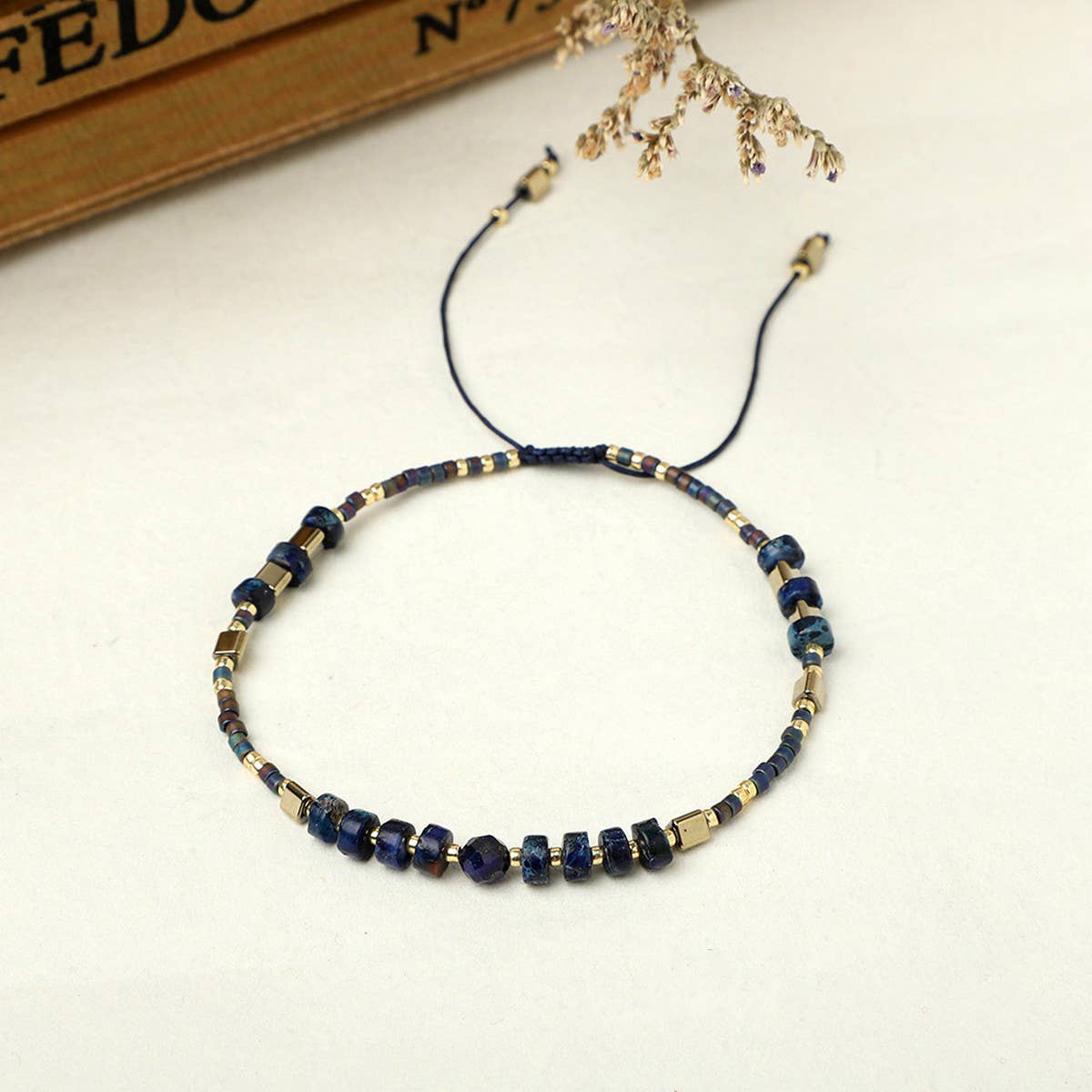 CWAJE4563_HAND-WOVEN IMPERIAL TURQUOISE BRACELET