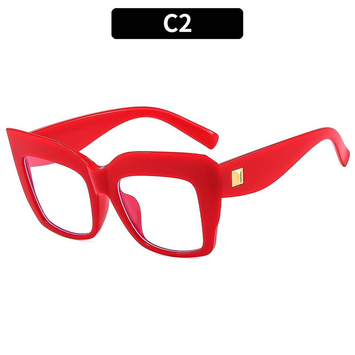 FASHIONABLE LARGE FRAME ANTI-BLUE LIGHT GLASSES